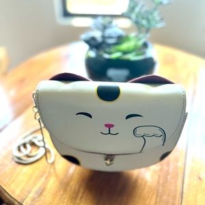 Rare Kate Spade Leather Cat Purse